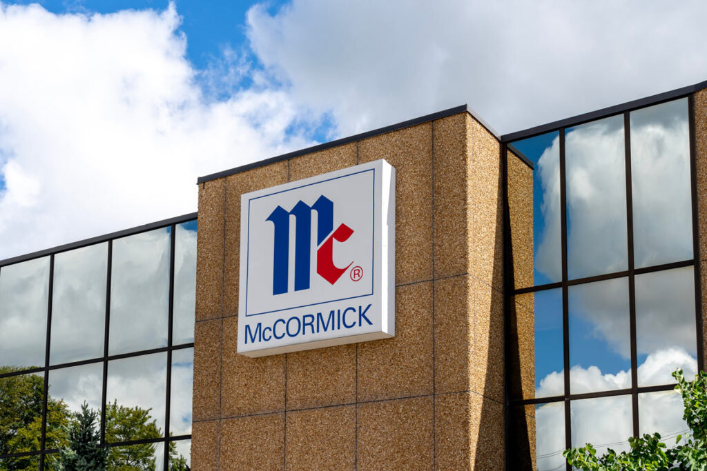 McCormick signage on a building, Representing the McCormick class action.