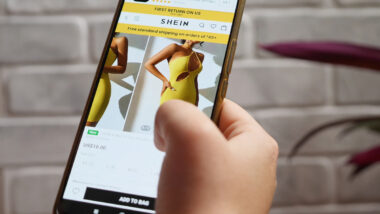 Close up of Shein app displayed on smartphone screen, representing the Shein RICO lawsuit.