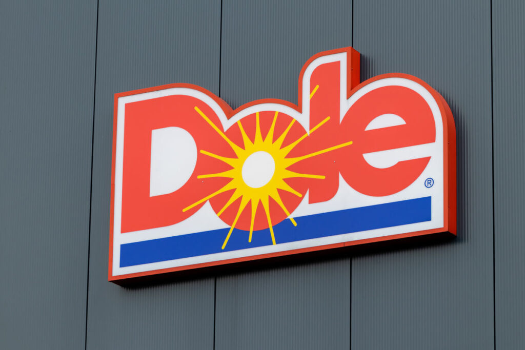 Close up of Dole signage, representing the Dole fruit snacks class action.
