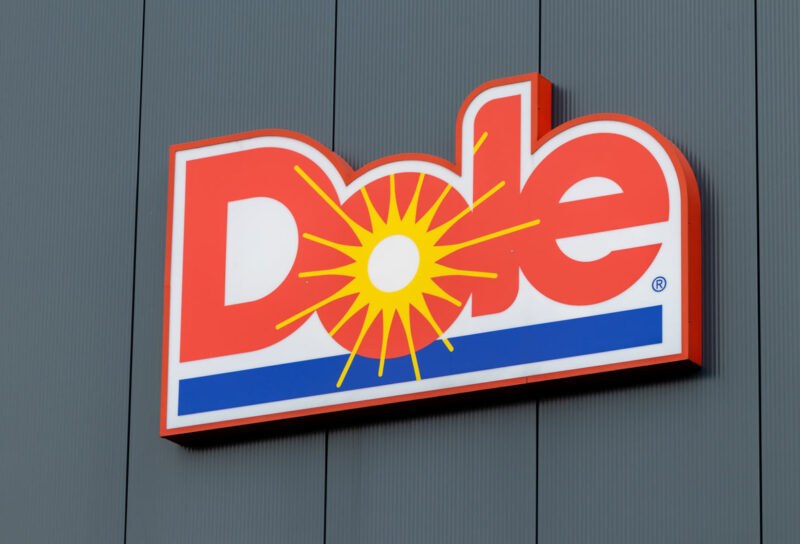 Close up of Dole signage, representing the Dole class action.