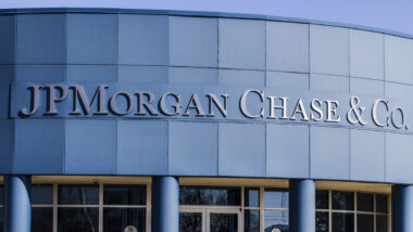 Close up of JP Morgan & Chase signage, representing the JP Morgan Chase Epstein lawsuit.