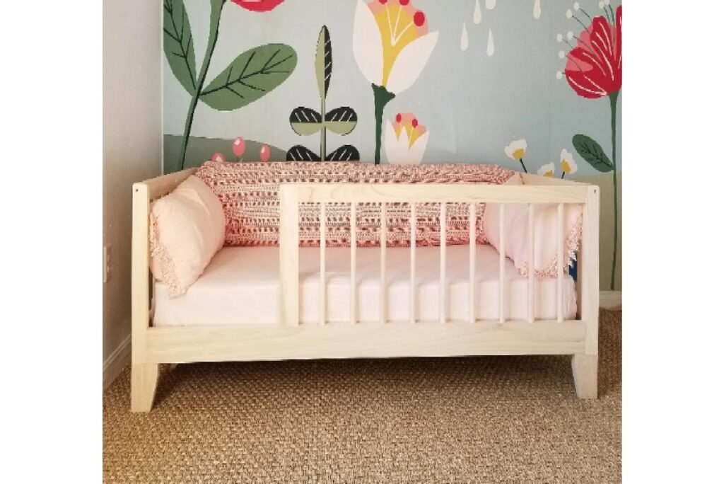 Product photo of recalled bed frame by Zipadee, representing the kids bed recall.