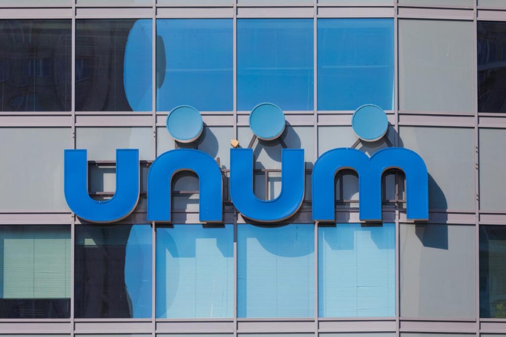 Close up of Unum signage, representing the Unum data breach class action.