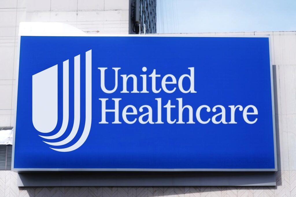 Close up of UHC signage, representing the UnitedHealthcare class action.