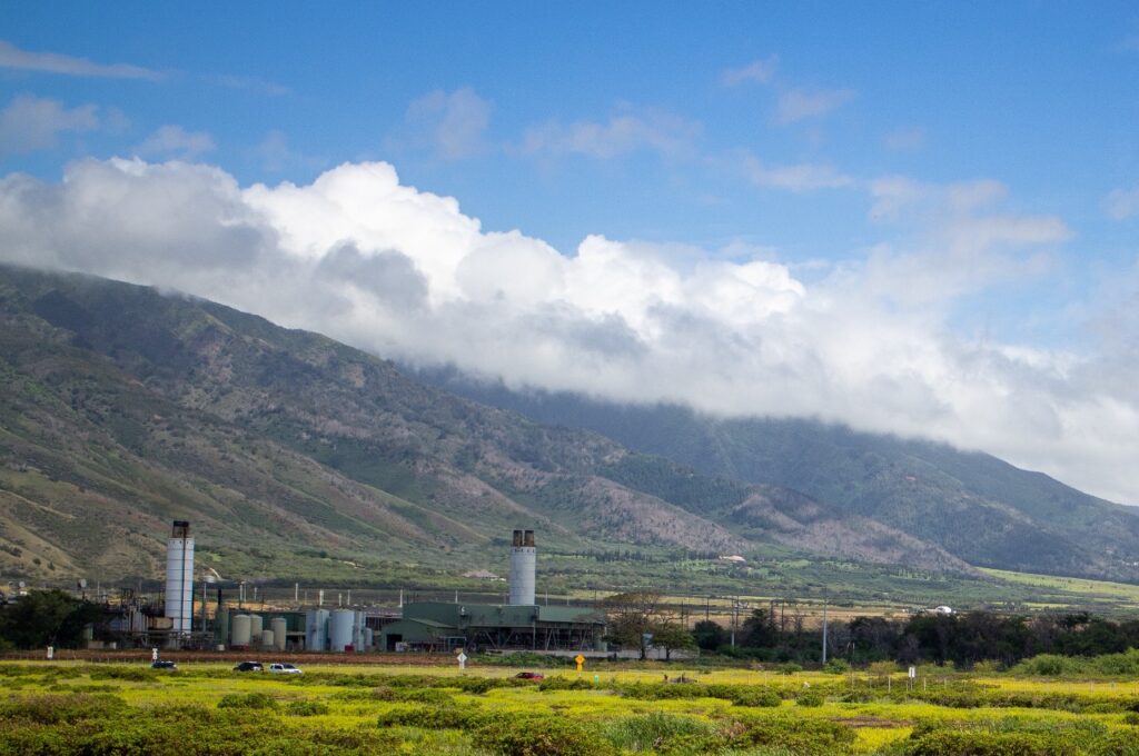 View of Maui Electric Power Plant