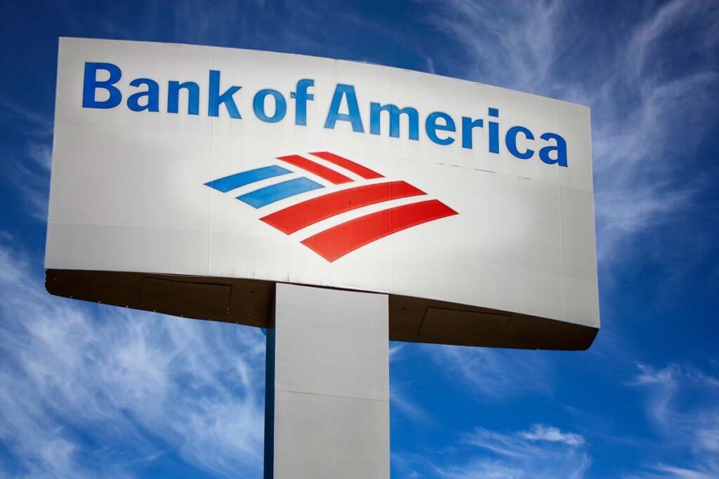 Bank of America signage, representing the Bank of America lawsuits.