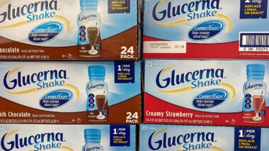 Glucerna products on display in a store, representing the Glucerna class action.