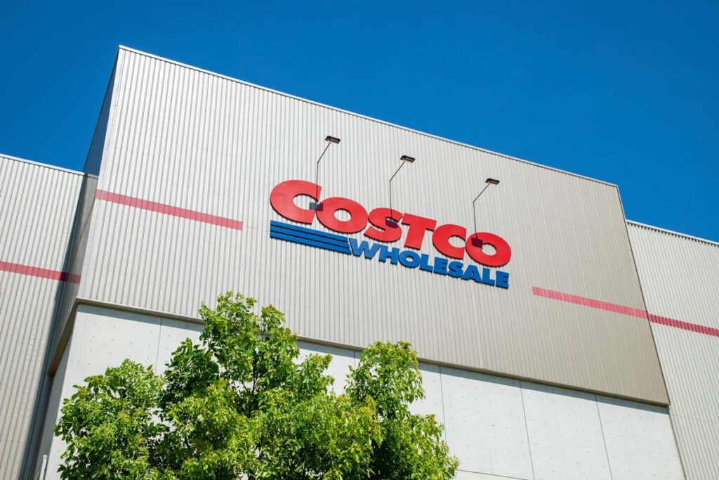 Exterior of a Costco Wholesale store, representing the Costco battery warranty class action lawsuit.