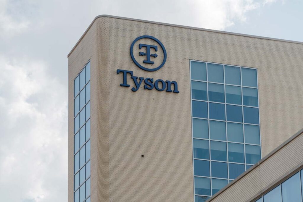 Tyson headquarters, representing the Perdue and Tyson child labor investigation.