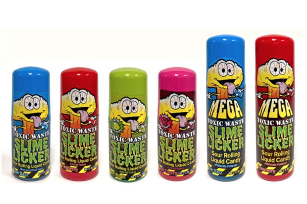 Product photo of recalled slime licker candy, representing the Slime Licker candy recall.