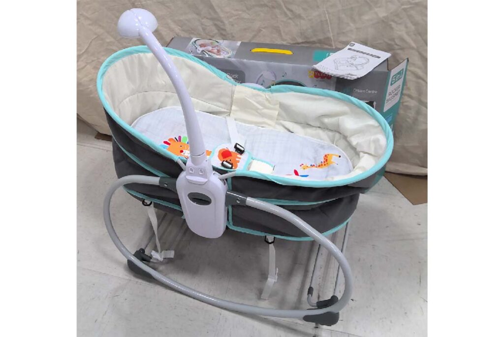 Photo of recalled Bassinet sold on Walmart.com, representing the rocker bassinets recall.