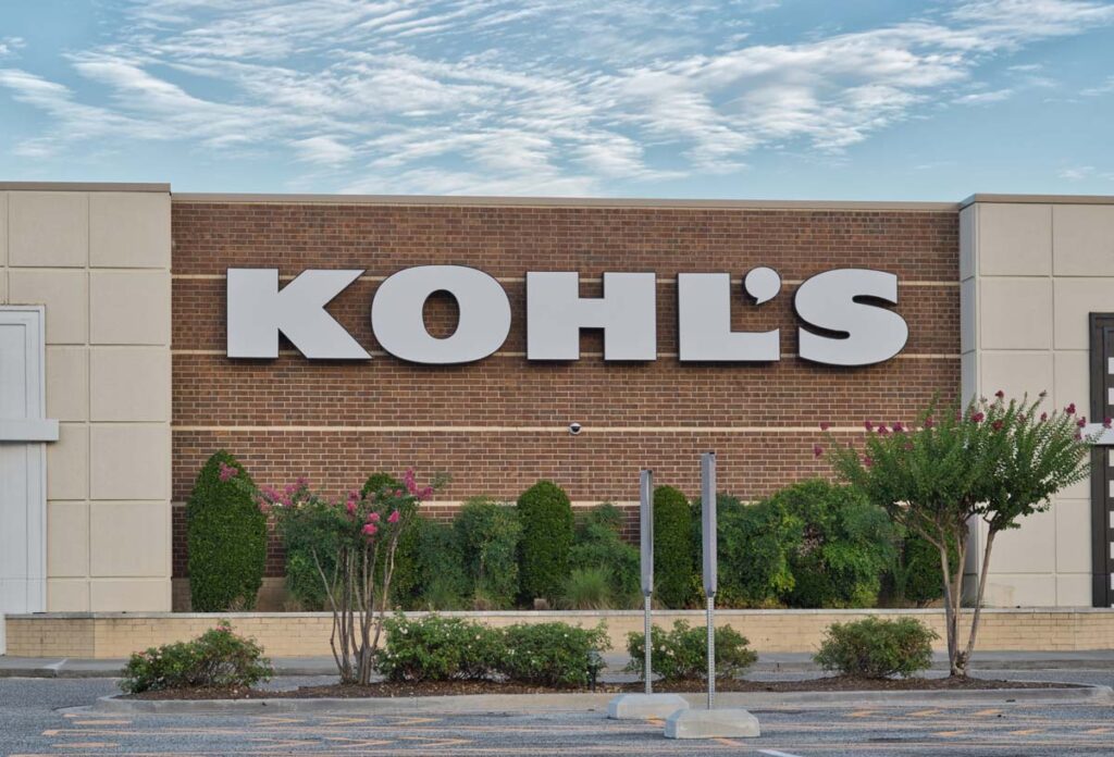 Exterior of a Kohl's store, representing the Kohl's price comparison class action.