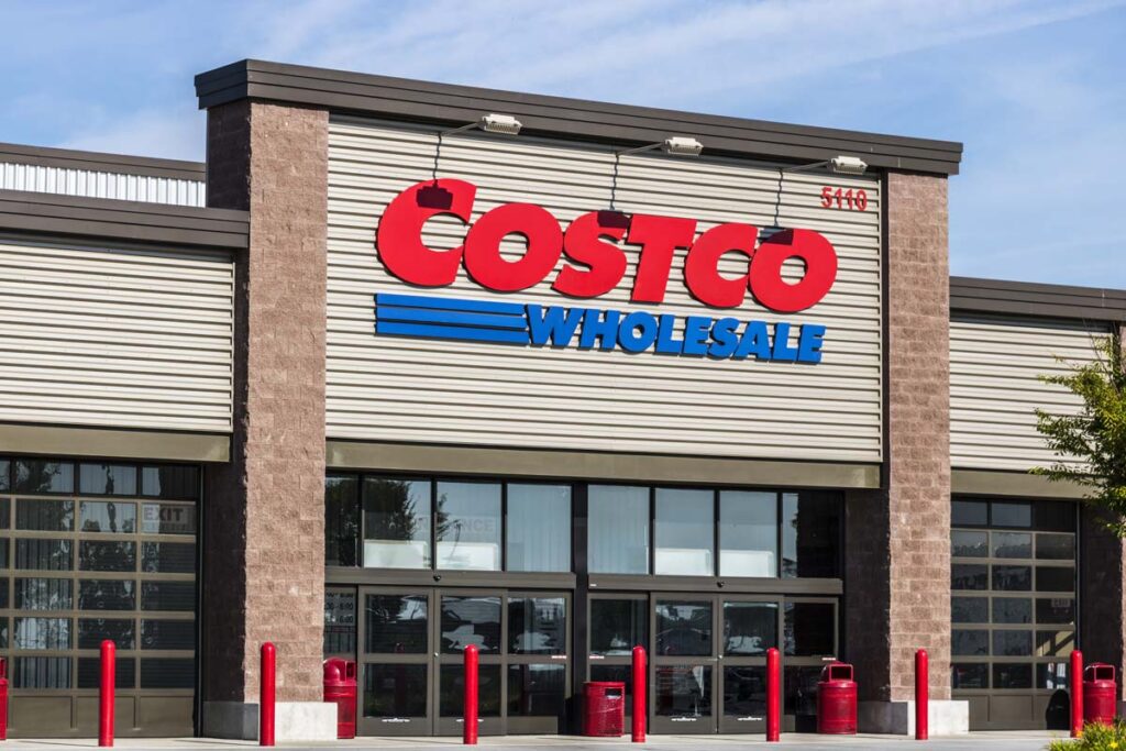 Exterior of a Costco store, representing the Costco nasal decongestant class action.