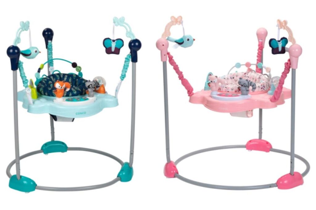 Product photo of recalled activity center by Cosco, representing the children's activity center recall.