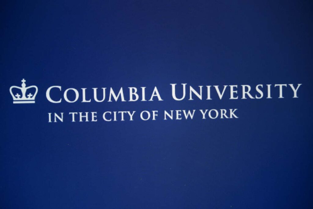 Columbia University logo, representing the Columbia University class action.
