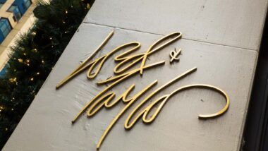 Close up of Lord & Taylor signage, representing the Gucci and Lord & Taylor counterfeit products lawsuit.
