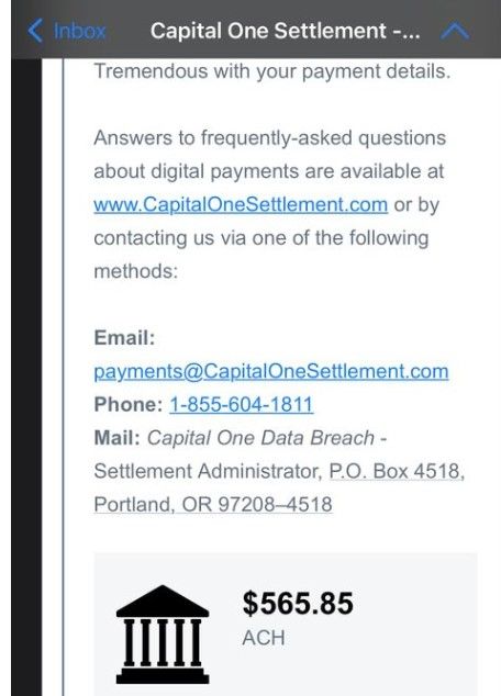 Capital+One+FB+9-30-23 checks in the mail