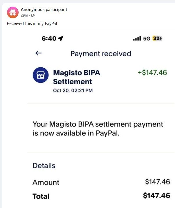 MagistoBIPAFB10-23-23 settlements paying out