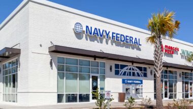 Exterior of a Navy Federal location, representing the Navy Federal class action.