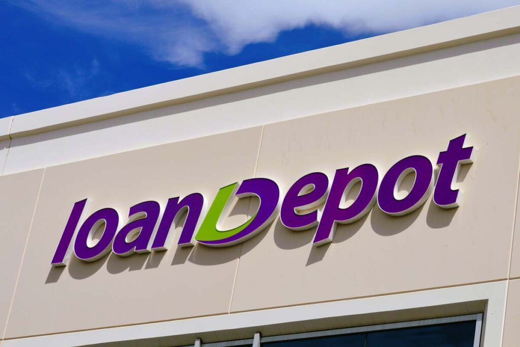 Close up of LoanDepot signage, representing the LoanDepot data breach class action.