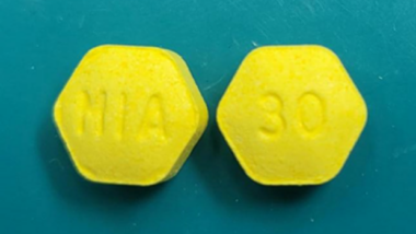 Actual photo of recalled Zenzedi yellow tablets, representing the Zenzedi recall.