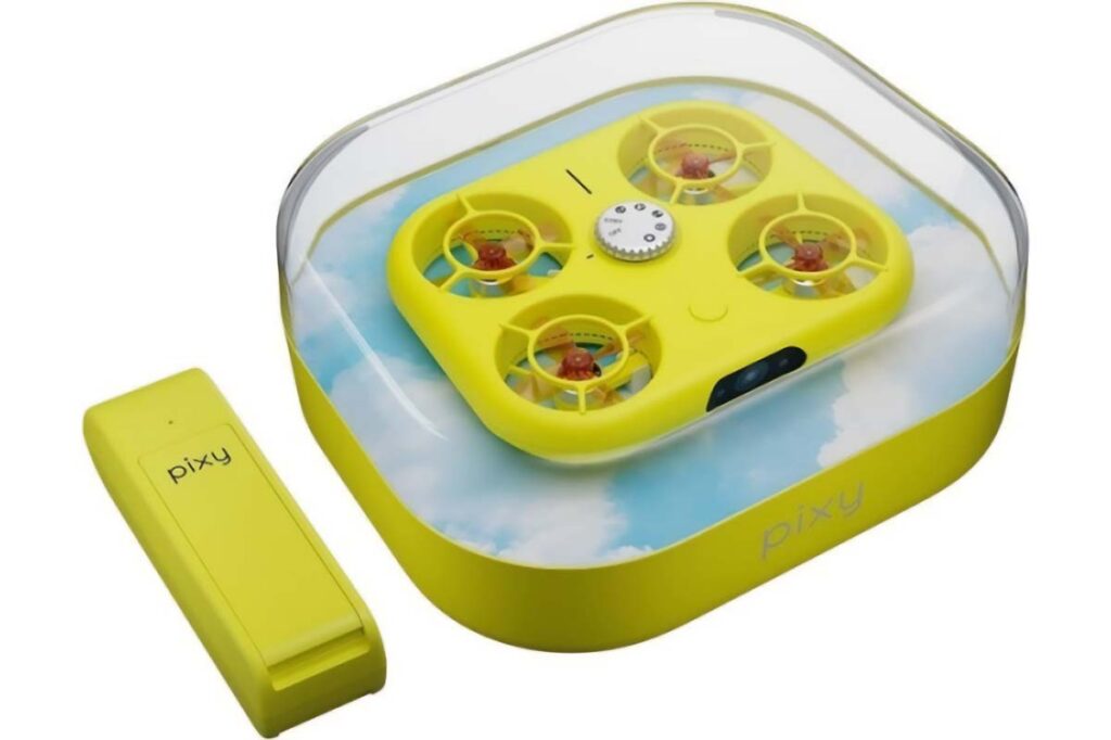 Product photo of recalled drone by Pixy, representing the Snap Pixy batteries recall.