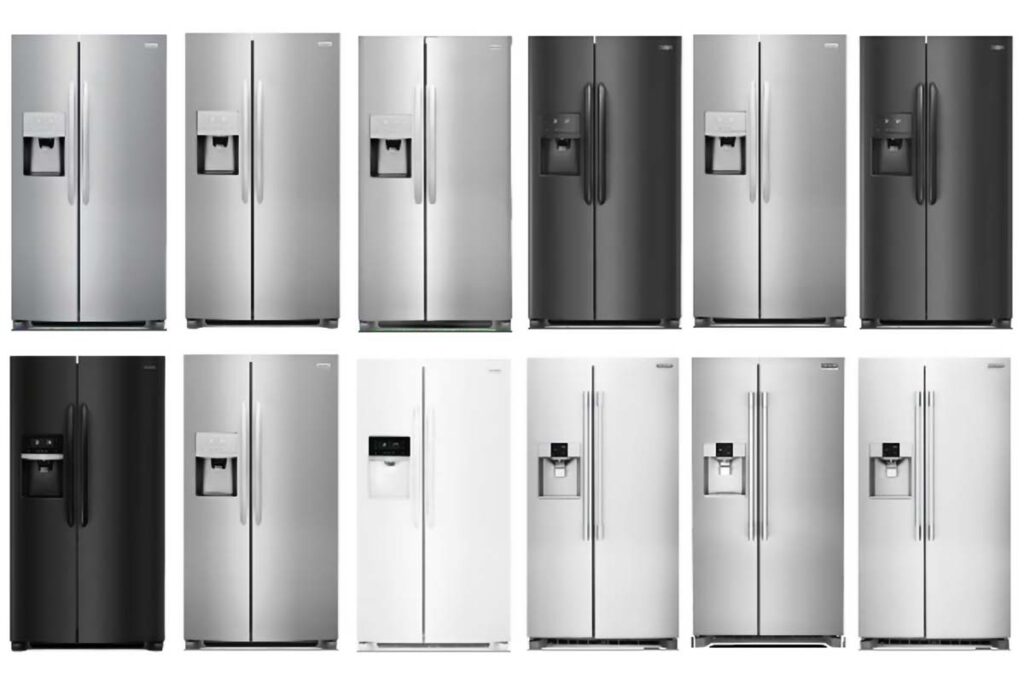Product photos of recalled refrigerators by Frigidaire, representing the Frigidaire refrigerators recall.