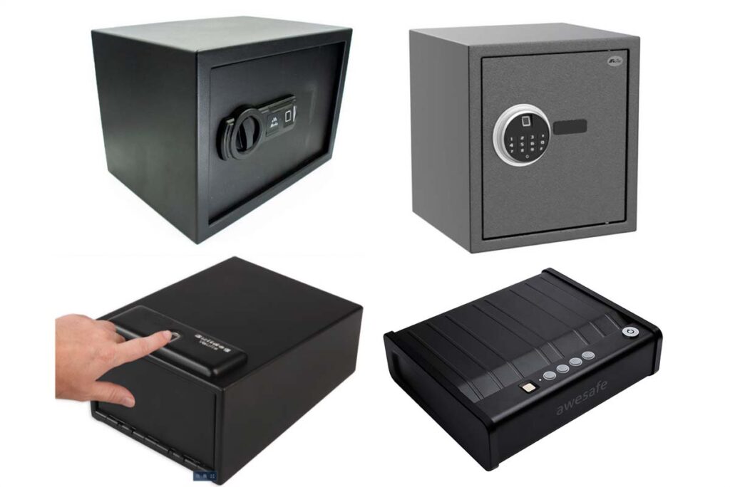 Product photo of recalled safes, representing the biometric safes recall.
