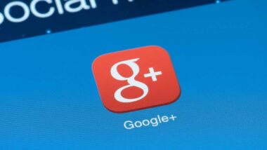 Close up of Google+ app icon, representing the Google settlement.