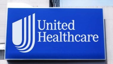 Close up of UnitedHealthcare signage, representing the New York student health insurance refund program.