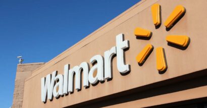 Close up of Walmart signage, representing the Walmart class action.