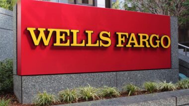 Close up of Wells Fargo signage, representing the Wells Fargo class actions.
