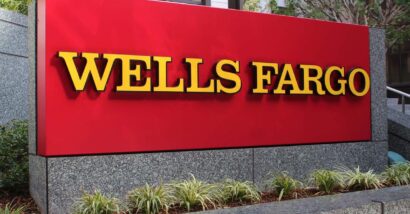 Close up of Wells Fargo signage, representing the Wells Fargo class actions.