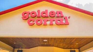Close up of Golden Corral signage, representing the Golden Corral data breach class actions.