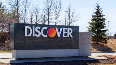 Discover Bank signage, representing the Discover Bank DACA settlement.