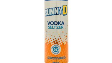 Product photo of Sunny D Vodka Seltzer, representing the Sunny D class action.