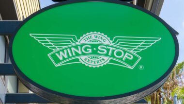 Close up of Wing Stop signage, representing the Wingstop class action.