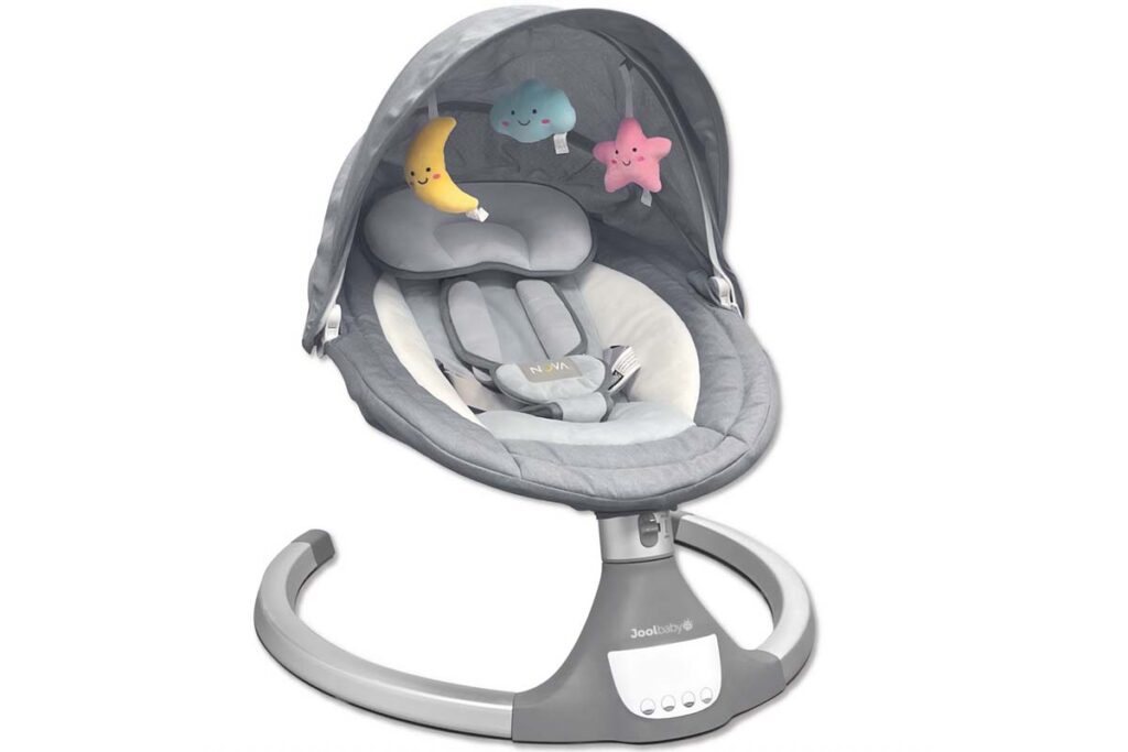 Product photo of recalled baby swing by Jool Baby, representing the baby infant swings recall.