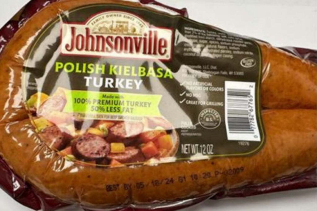 Product photo of recalled Johnsonville turkey sausage, representing the Johnsonville turkey sausage recall.