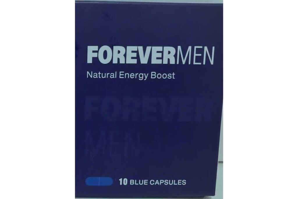 Product photo of recalled supplements by ForeverMen, representing the ForeverMen recall.