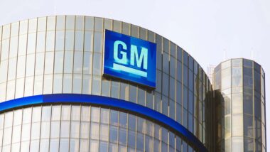 Exterior of General Motors headquarters, representing GM class actions and recalls.