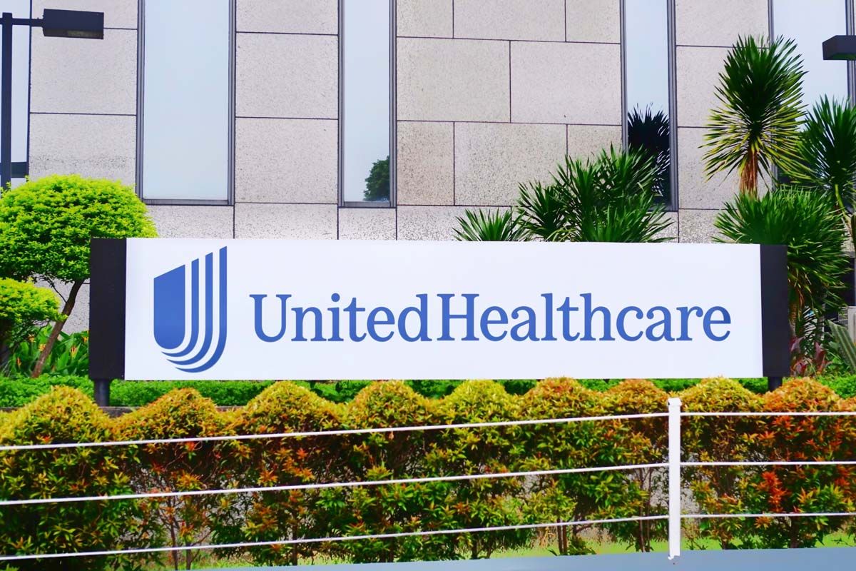 UnitedHealthcare signage, representing UnitedHealth, Change Healthcare and Optum data breaches.