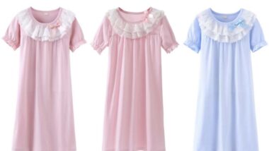 Product photos of recalled nightgowns sold on Amazon, representing the children's nightgowns recall.