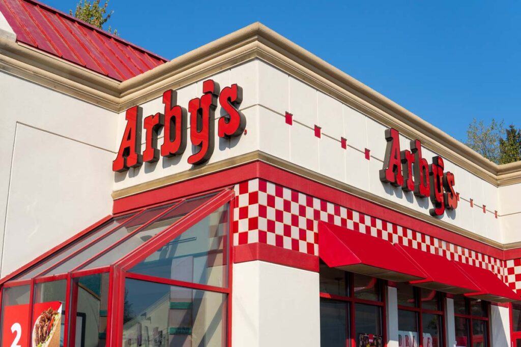 Exterior of an Arbys location, representing the Arby's data breach class action.
