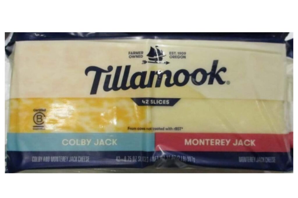 Product photo of recalled Tillamook cheese sold at Costco, representing the Costco recall.