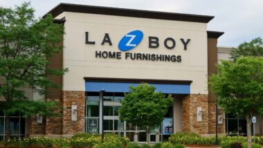 Exterior of a La-Z-Boy store, representing the La-Z-Boy class action.