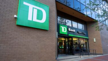 Exterior of a TD Bank storefront, representing the TD Bank class action.