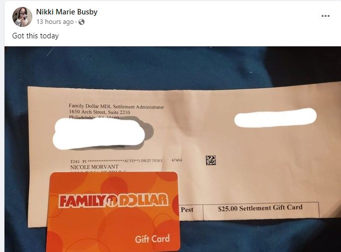 FamilyDollarFB6-19-24 checks in the mail