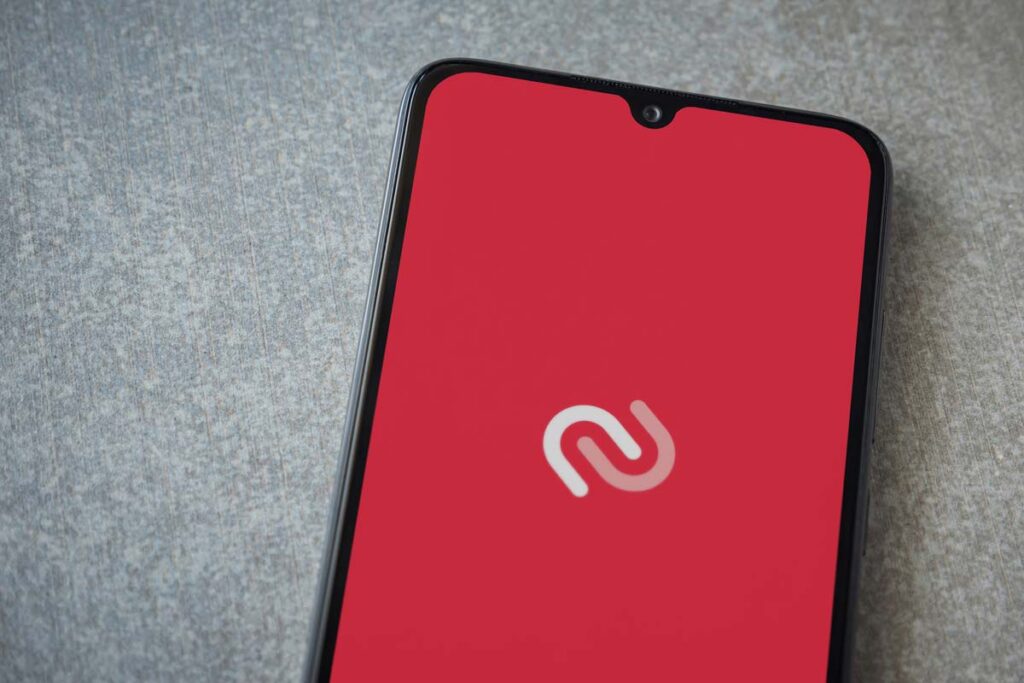 Close up of Twilio logo displayed on a smartphone screen, representing the Twilio data breach.