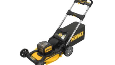 Product photo of a recalled lawn mower, representing the DeWalt mowers recall.